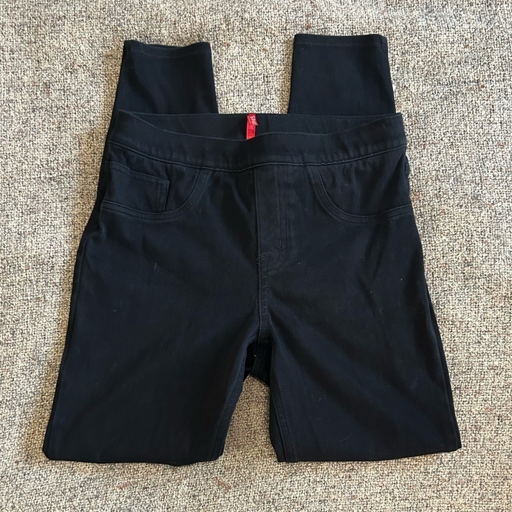 Spanx Black Jeanish Leggings